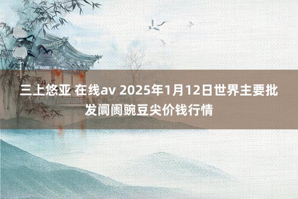 三上悠亚 在线av 2025年1月12日世界主要批发阛阓豌豆尖价钱行情